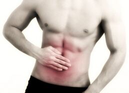 Abdominal pain with sovereignty